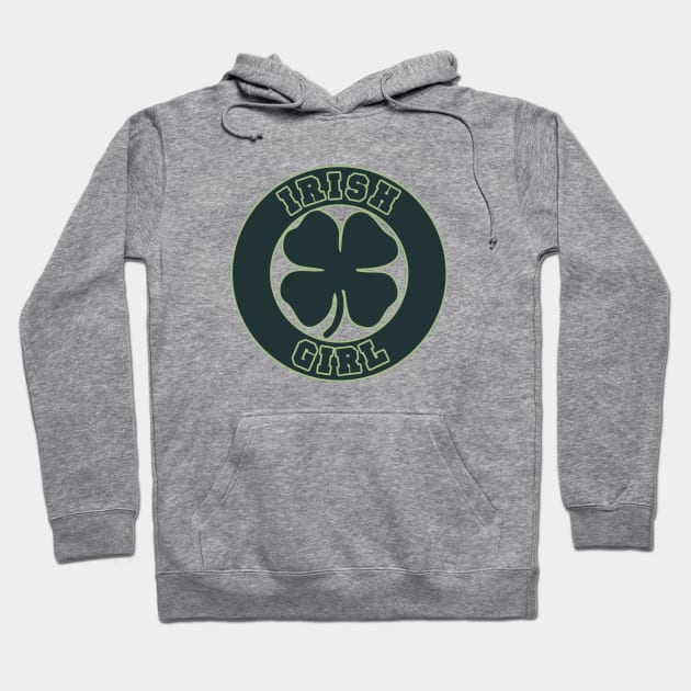 Irish Girl for St Patricks day Hoodie by bubbsnugg